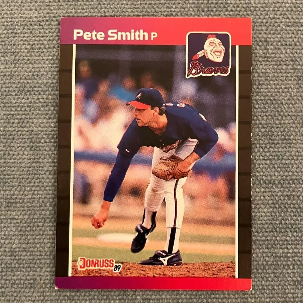 1989 Donruss Atlanta Braves Baseball Card Trading Card
